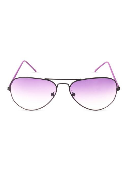 black frame purple temple aviator sunglass - 1106905 - Very Small Image - 1
