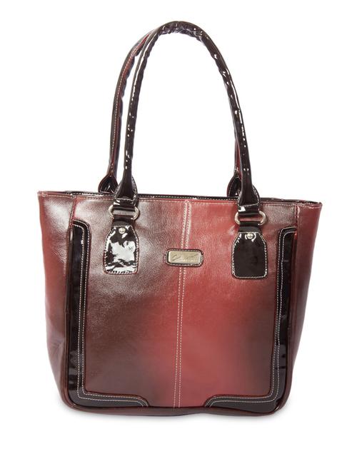 brown ombre leatherette handbag - 1106929 - Very Small Image - 1