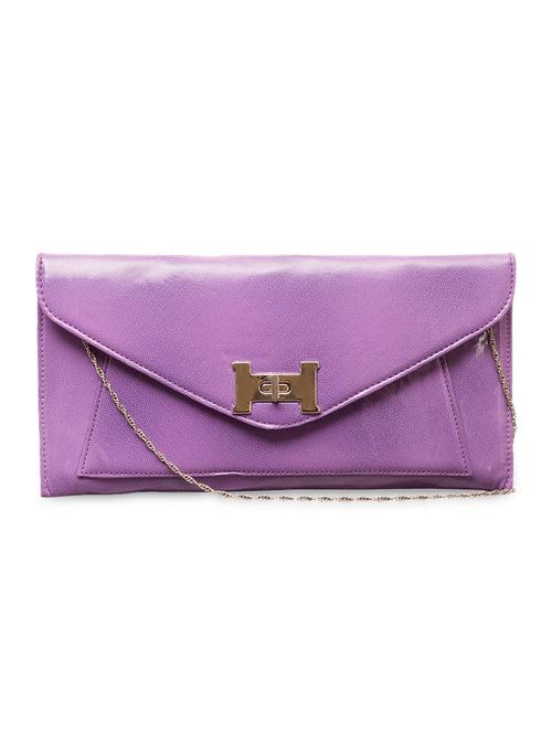 purple textured glossy clutch - 1107036 - Very Small Image - 1