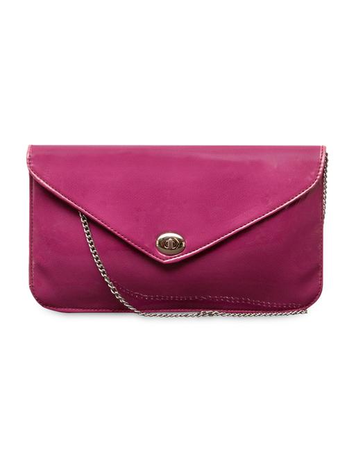 magnetic snap closure peach clutch - 1107051 - Very Small Image - 1