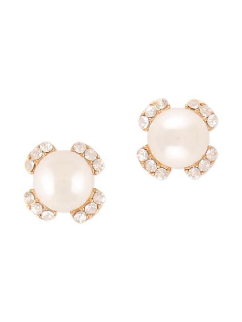 white peal bead studs - 1107216 - Very Small Image - 1