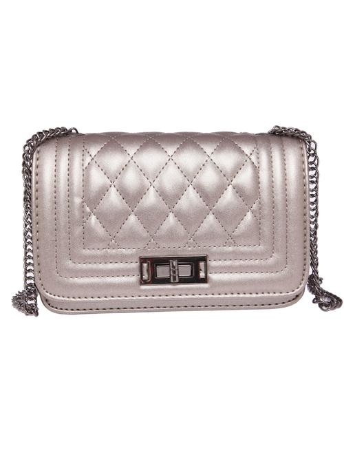 grey metal handbag - 11072231 - Very Small Image - 1