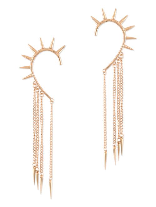 golden spike hanging chain ear cuff - 1107243 - Very Small Image - 1