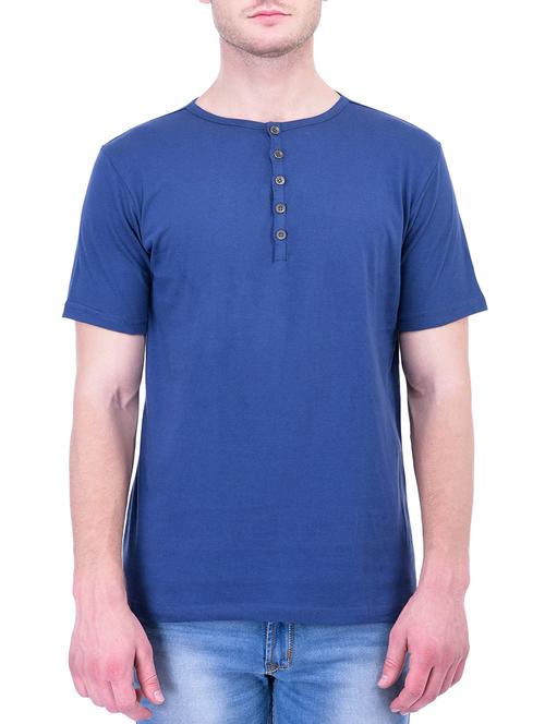blue cotton tshirt - 11072438 - Very Small Image - 1