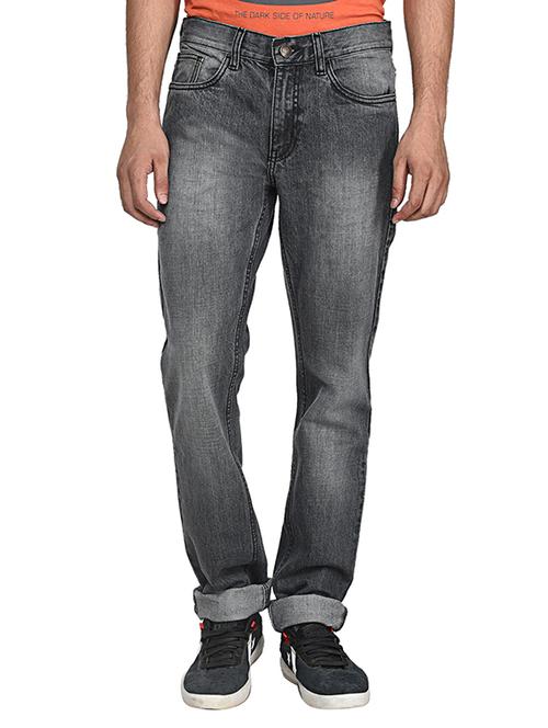 grey solid jeans - 11072798 - Very Small Image - 1