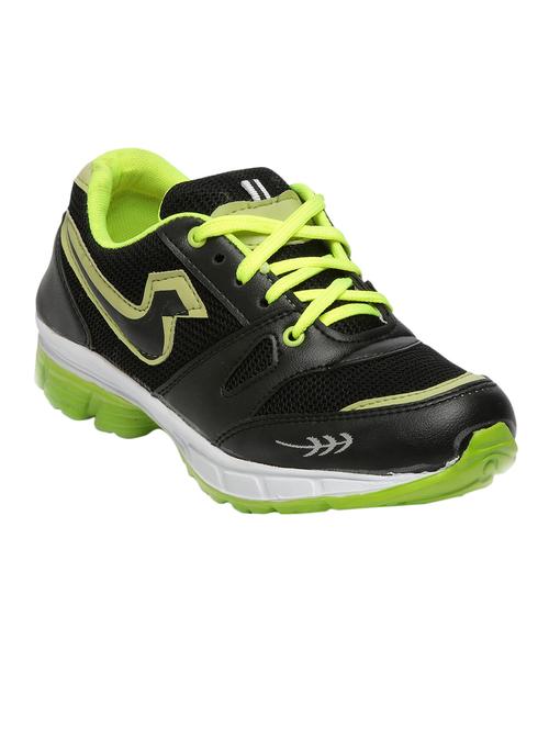 black, green mesh sport shoes - 11075759 - Very Small Image - 1