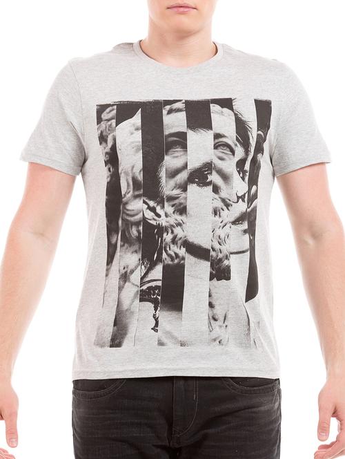grey cotton tshirt - 11077423 - Very Small Image - 1
