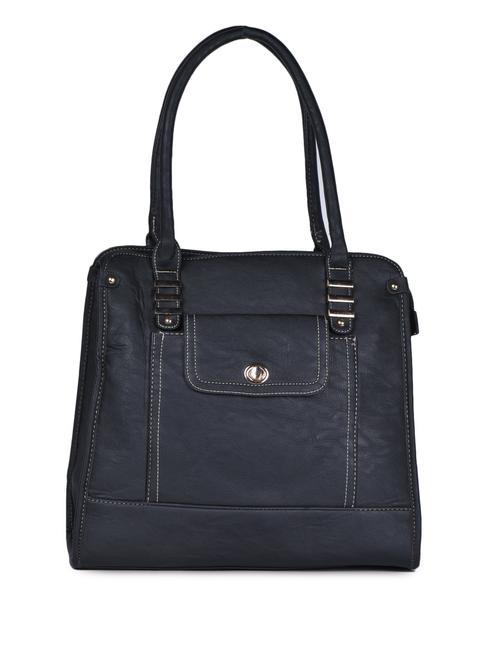 dark grey leatherette handbag - 1107753 - Very Small Image - 1