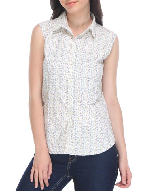 white cotton shirt - 11081972 - Very Small Image - 1