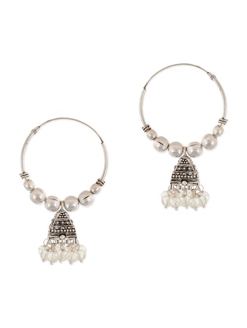 white brass earring - 11083686 - Very Small Image - 1