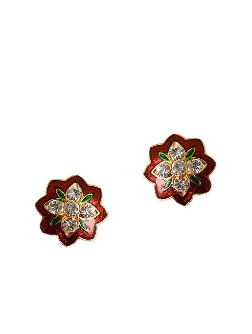 multi colored brass earring - 11083742 - Very Small Image - 1