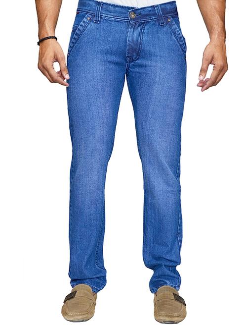 blue cotton blend jeans - 11085869 - Very Small Image - 1