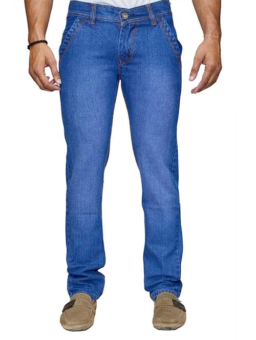 blue cotton blend jeans - 11085871 - Very Small Image - 1