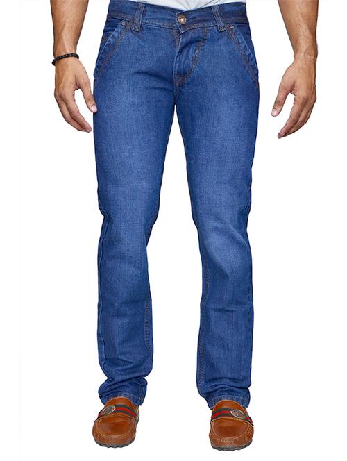 blue cotton blend jeans - 11085873 - Very Small Image - 1