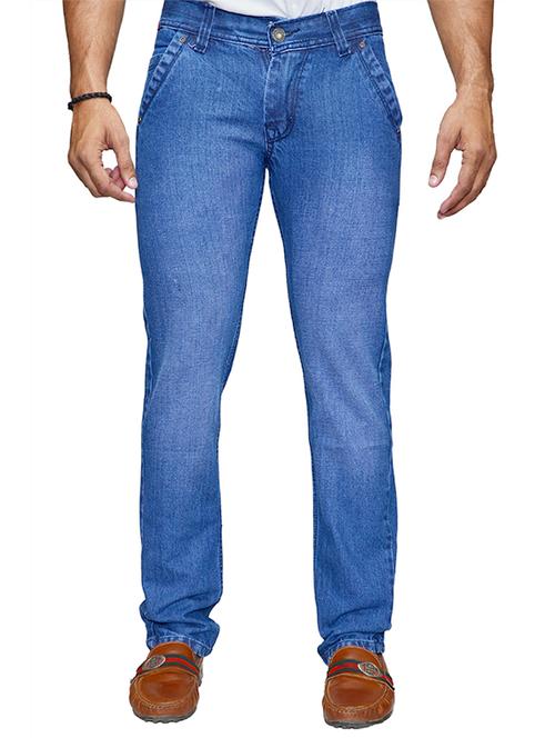 blue cotton blend jeans - 11085874 - Very Small Image - 1