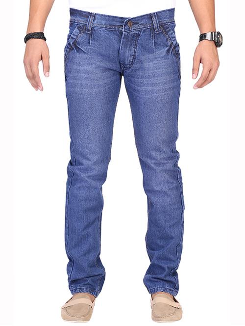 blue cotton blend jeans - 11085880 - Very Small Image - 1