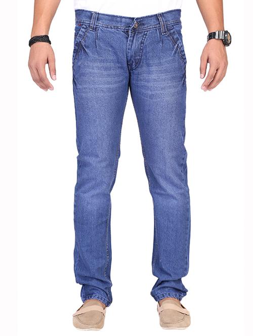 blue cotton blend jeans - 11085881 - Very Small Image - 1