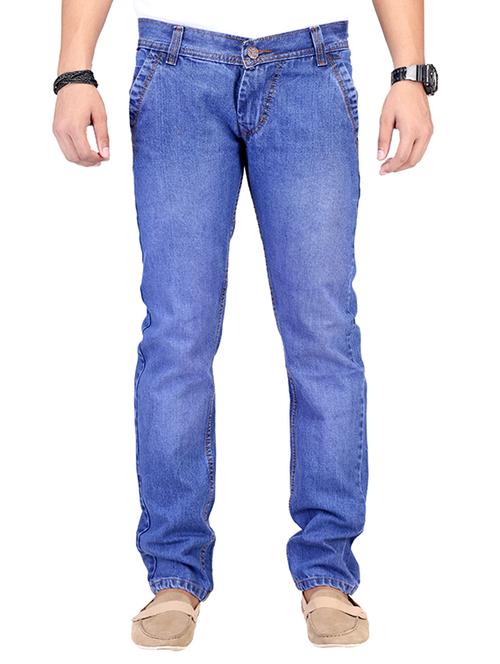 blue cotton blend jeans - 11085884 - Very Small Image - 1