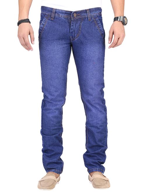 blue cotton blend jeans - 11085892 - Very Small Image - 1