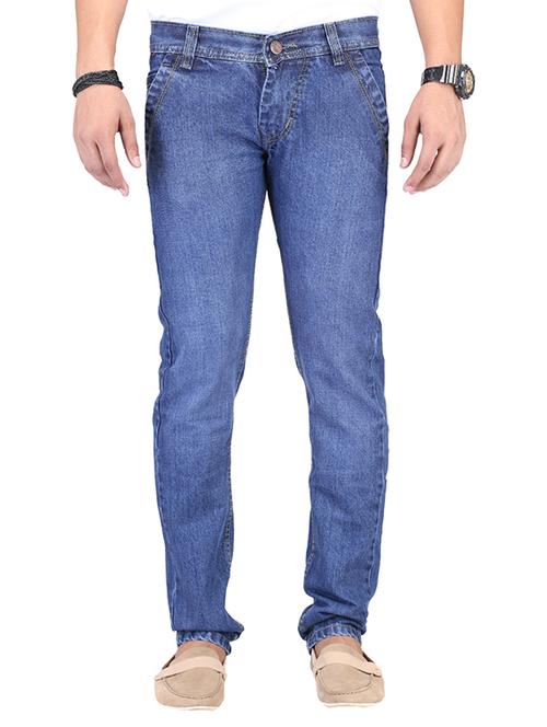 blue cotton blend jeans - 11085894 - Very Small Image - 1