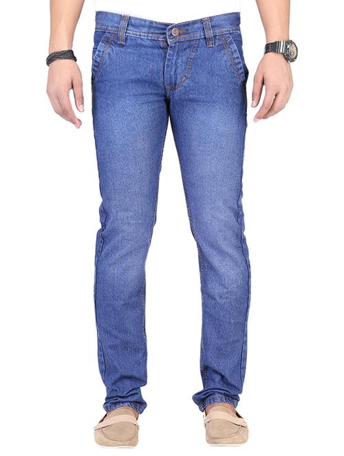 blue cotton blend jeans - 11085896 - Very Small Image - 1