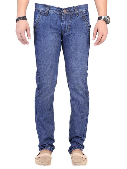 blue cotton blend jeans - 11085898 - Very Small Image - 1