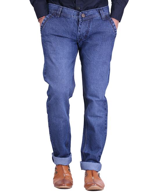 blue cotton blend jeans - 11085909 - Very Small Image - 1