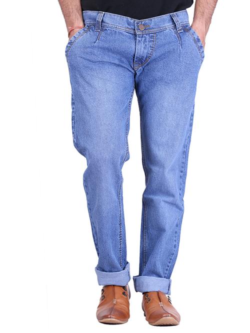 blue cotton blend jeans - 11085911 - Very Small Image - 1