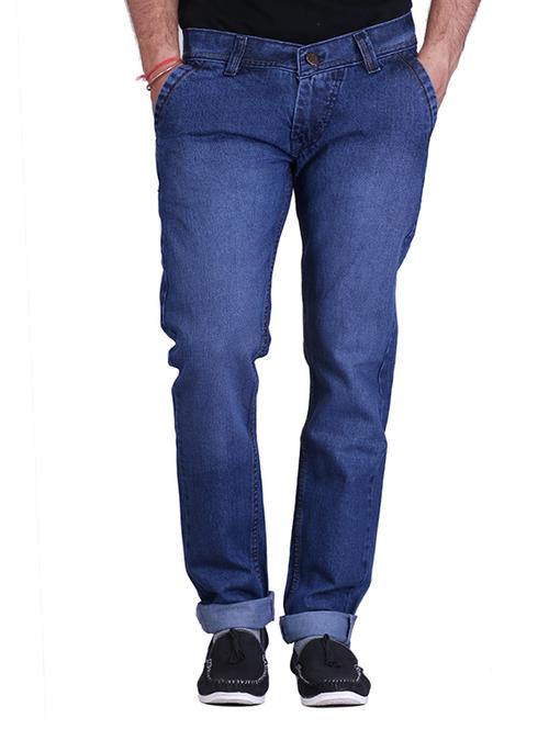 blue cotton blend jeans - 11085915 - Very Small Image - 1