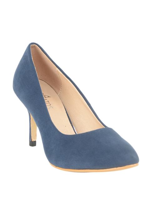 navy suede pump - 11087357 - Very Small Image - 1