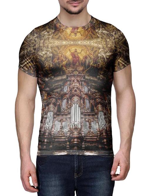 multi colored polyester front print tshirt - 11088530 - Very Small Image - 1