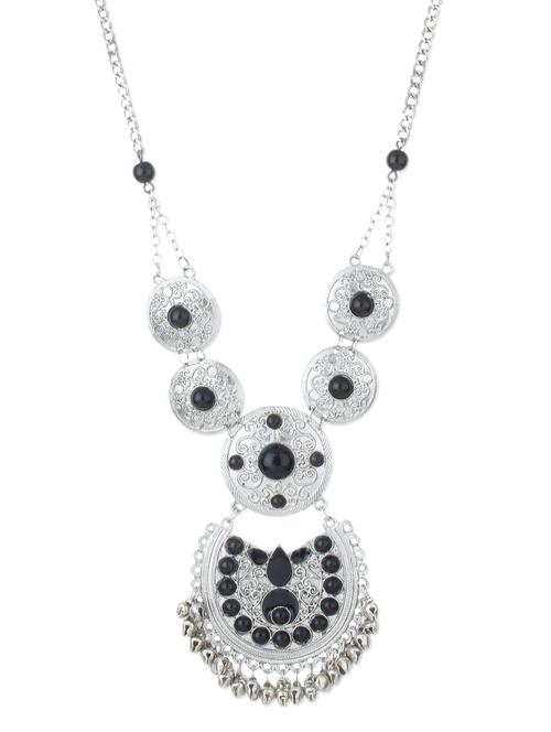 silver metal alloy necklace - 11090018 - Very Small Image - 1