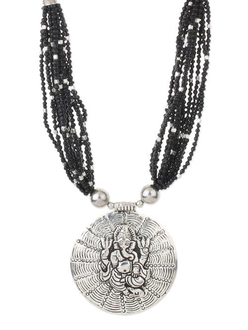silver metal alloy necklace - 11090026 - Very Small Image - 1