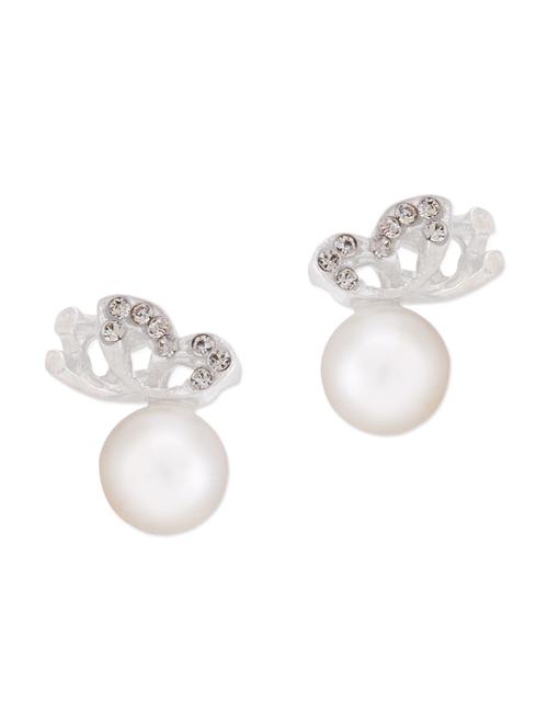 white metal alloy earring - 11099802 - Very Small Image - 1