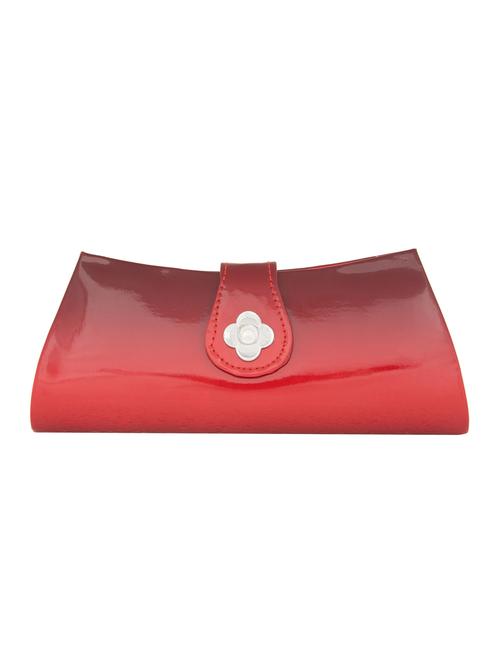 red leatherette clutch - 11100182 - Very Small Image - 1
