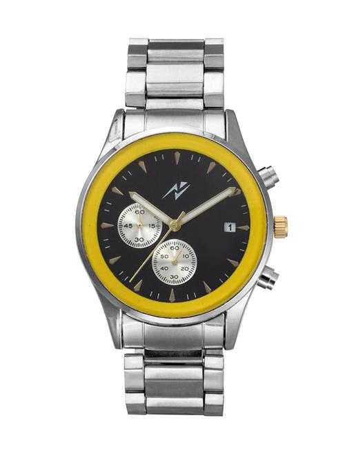yepme men's chronograph watch - black/silver - 11101976 - Very Small Image - 1