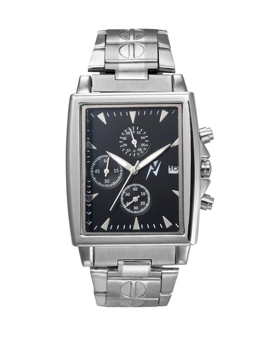 yepme men's chronograph watch - black/silver - 11101977 - Very Small Image - 1