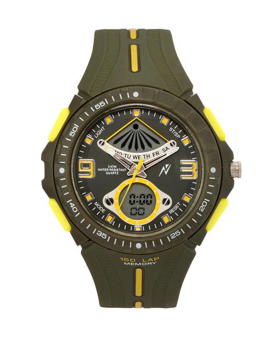 yepme men's analog digital watch - green - 11101984 - Very Small Image - 1
