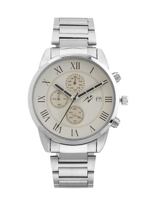 yepme men's chronograph watch - grey/silver - 11102078 - Very Small Image - 1