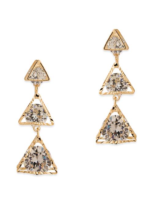 gold metal earring - 11102564 - Very Small Image - 1