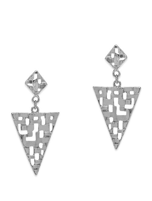 silver metal earring - 11102599 - Very Small Image - 1