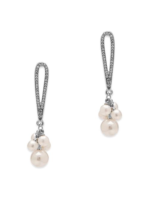 silver metal earring - 11102616 - Very Small Image - 1