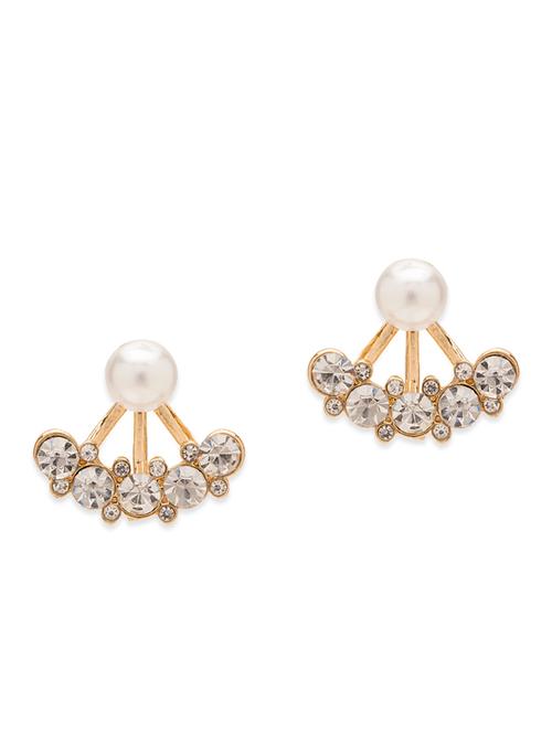 gold metal earring - 11102620 - Very Small Image - 1