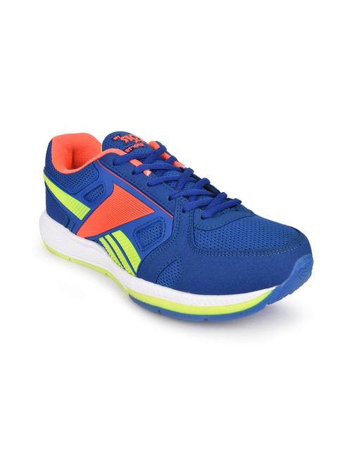 blue, lime green and red mesh sport shoes - 11103480 - Very Small Image - 1