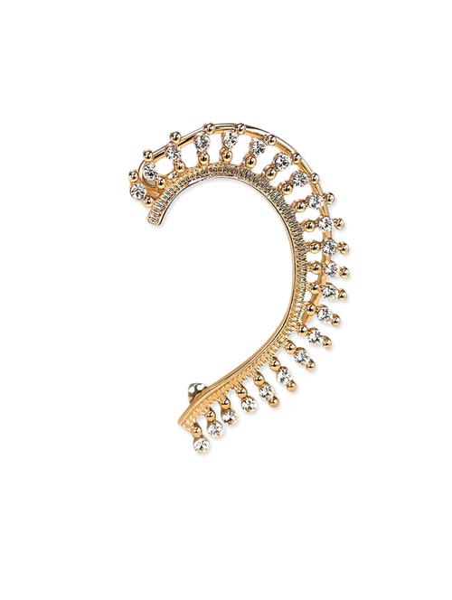 gold metal alloy earring - 11105499 - Very Small Image - 1