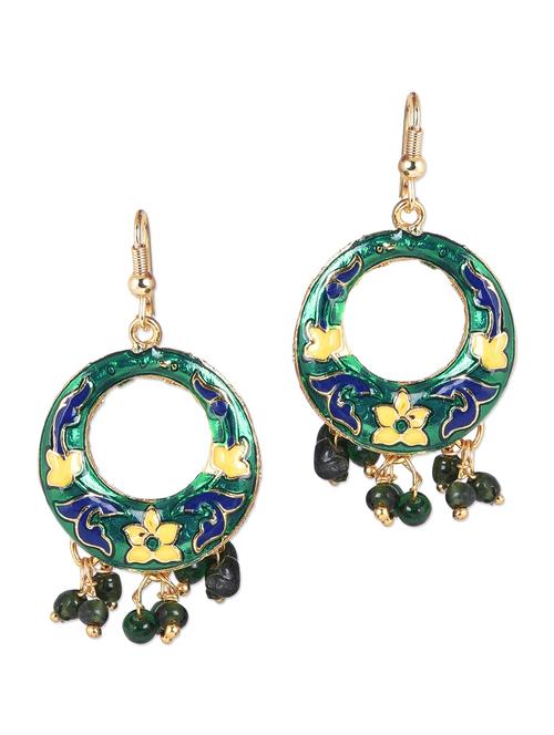 metal alloy ethnic dangle earrings - 1110571 - Very Small Image - 1