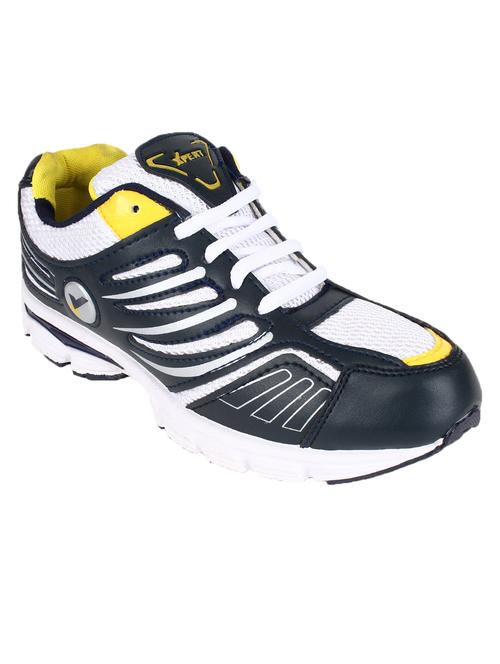 blue leatherette sport shoes - 11106486 - Very Small Image - 1