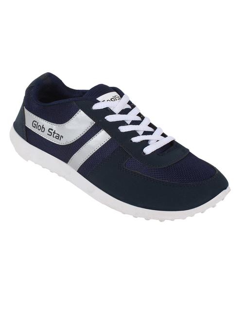 blue leatherette sport shoes - 11106637 - Very Small Image - 1