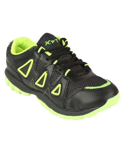 black leatherette sport shoes - 11106683 - Very Small Image - 1
