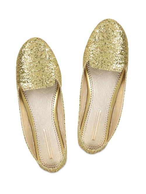shimmery gold loafers - 1110753 - Very Small Image - 1